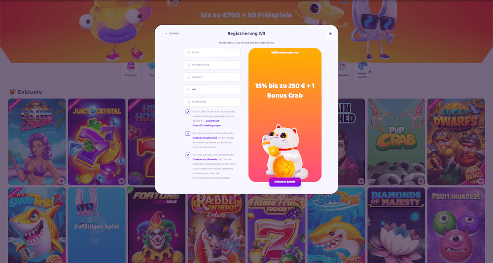 12544 7Signs Registrierung