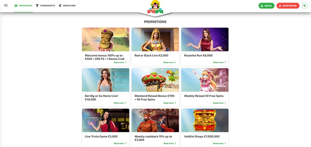 18100 BoaBoa bonuses