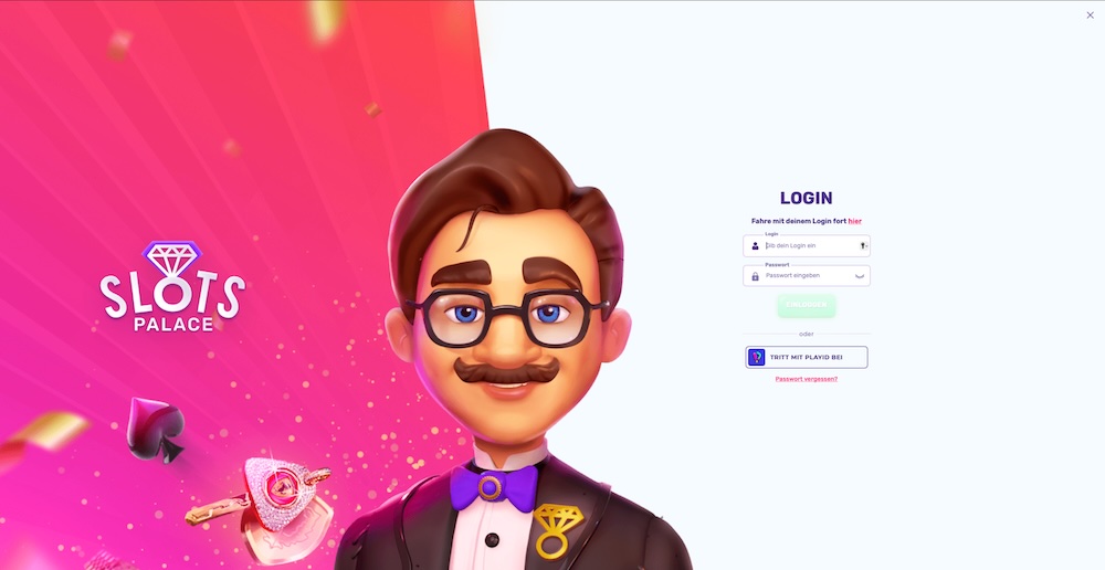SlotsPalace Anmeldung