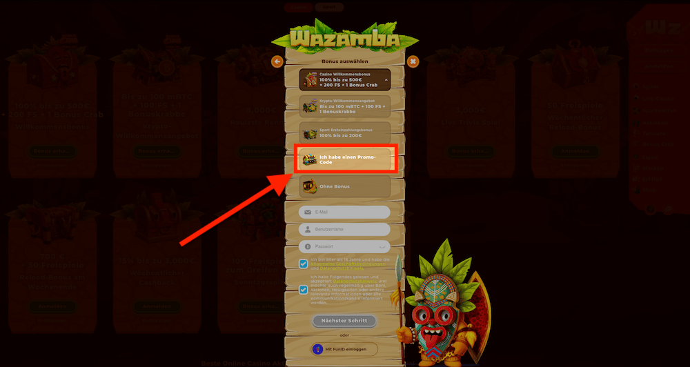 20457 Wazamba Promo Code