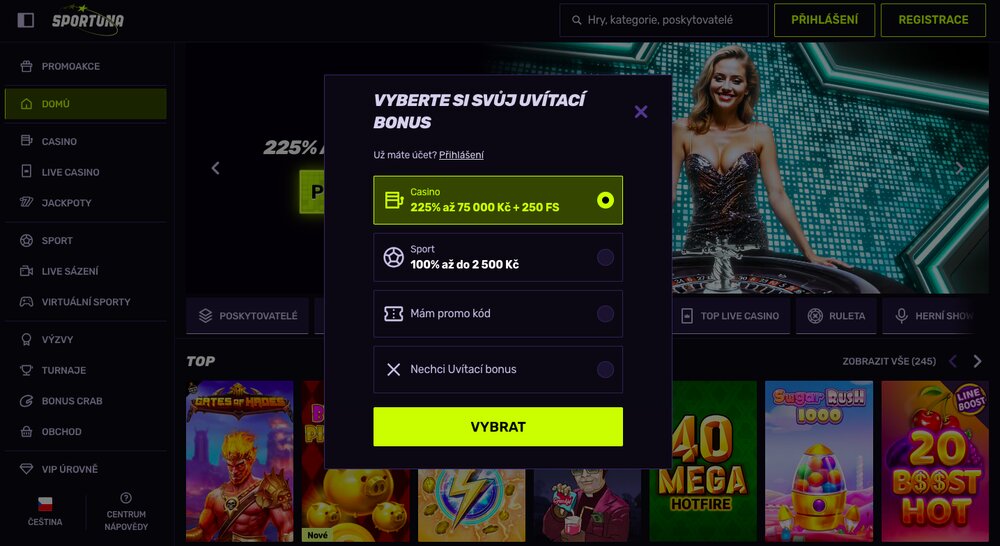 Registro en Sportuna