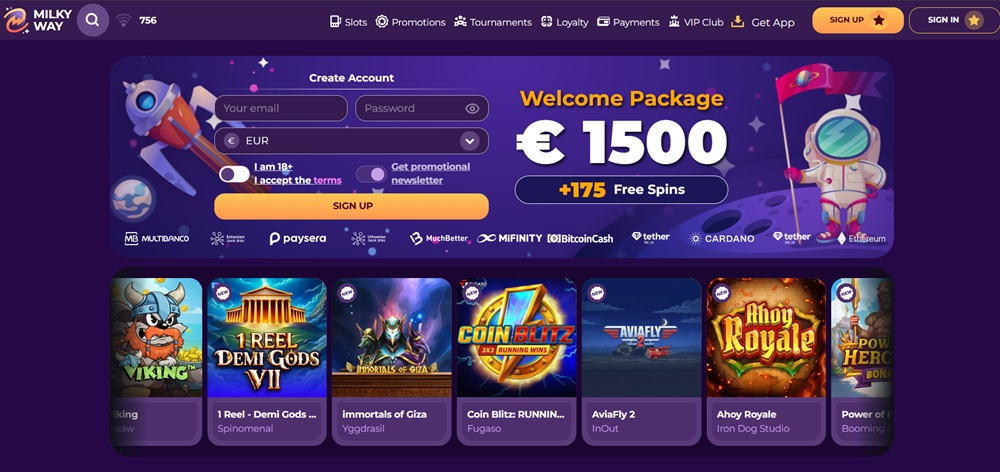 milkyway casino uvodni