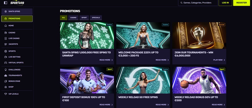  Sportuna bonuses