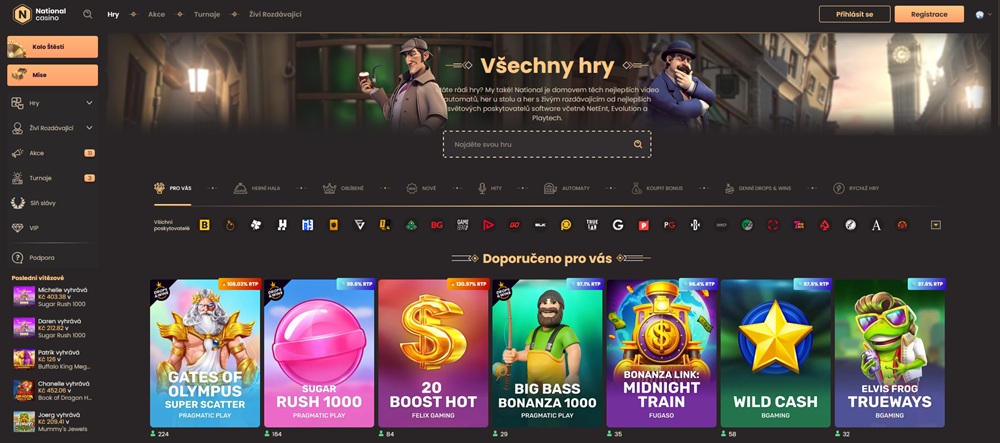 Aplicación de National Casino