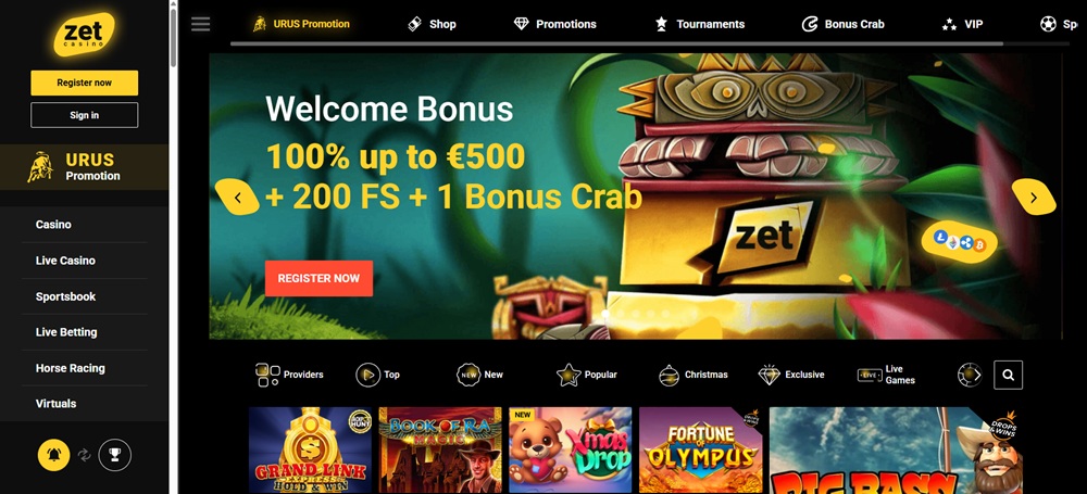 ZetCasino app en