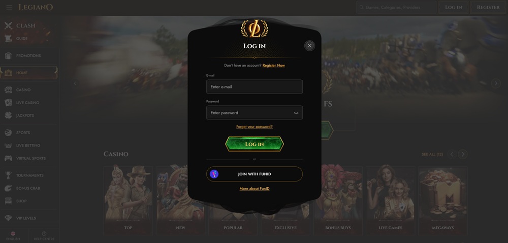 Legiano login