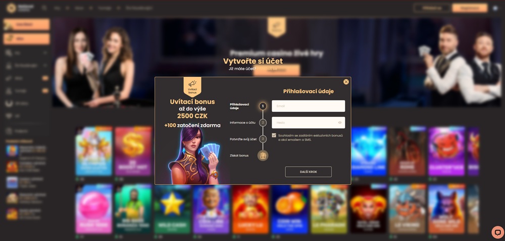 National Casino registrace