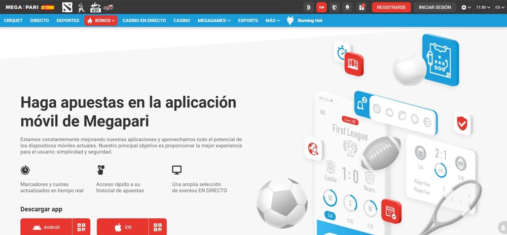 Megapari aplicación