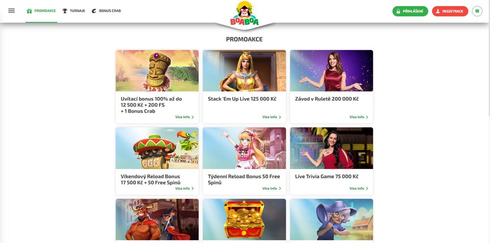 boaboa casino bonusy