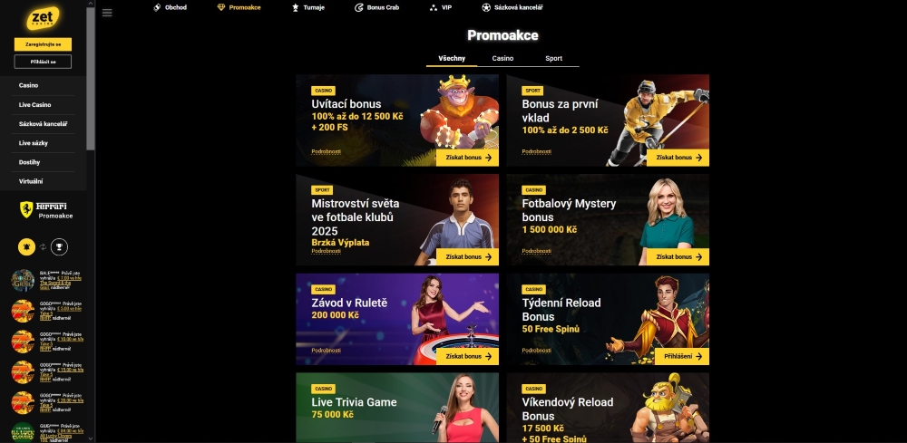 ZetCasino ofrece muchas oportunidades para conseguir giros gratis