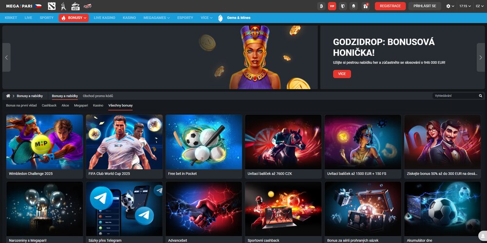 megapari casino bonusy