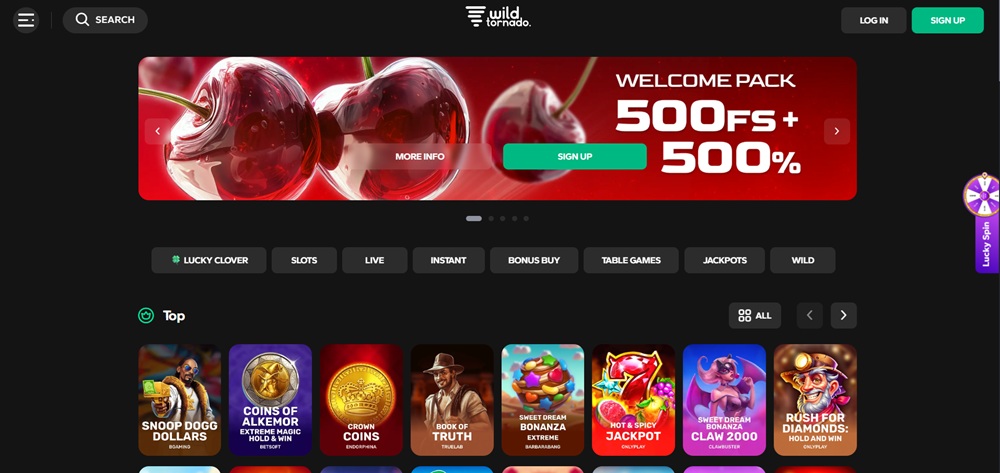 wildtornado casino uvodni