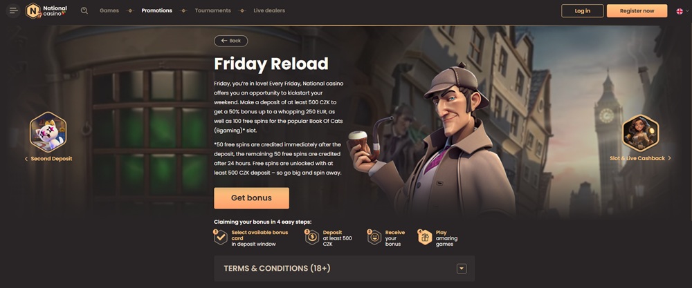 National Casino free spins