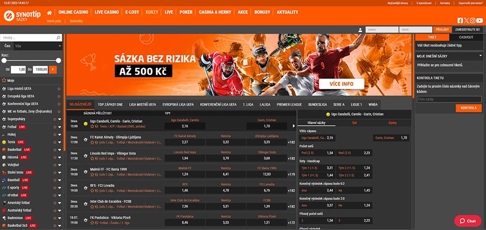 Sázková kancelář Synottip