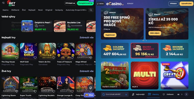 Důvody, proč je casino BetOnRed lepšá než eCasino
