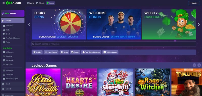 Betador casino