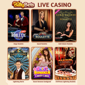 BillyBets live casino