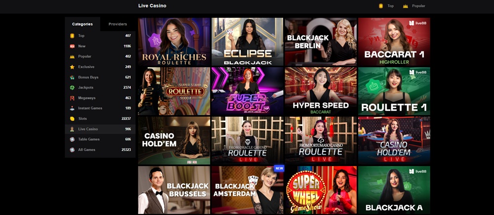 LibraBet live casino