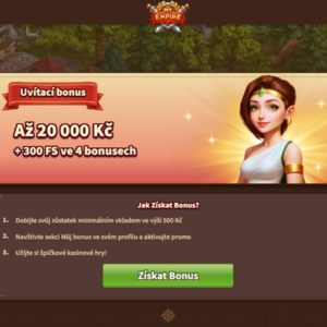 My Empire uvítací bonus