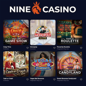 NineCasino Game Shows