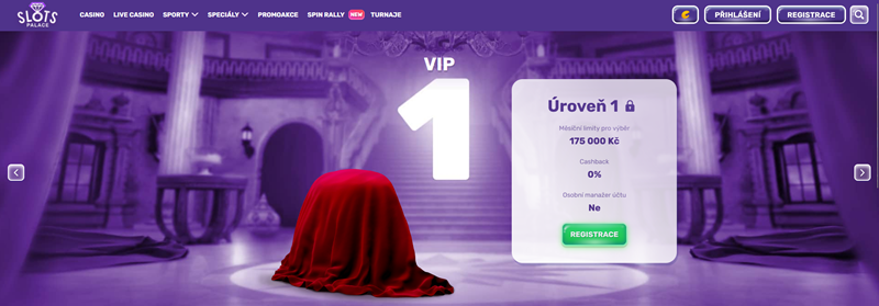SlotsPalace VIP program