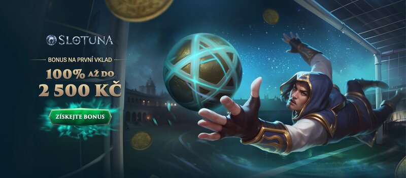 Slotuna bonus k prvnímu vkladu 2 500 Kč