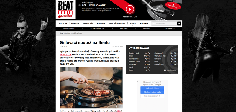 Soutěž rádio Beat