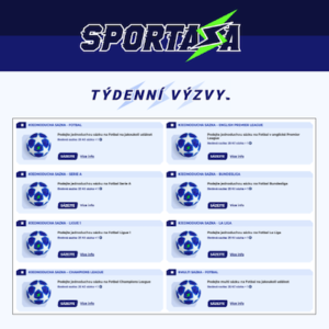 Sportaza týdenní výzvy