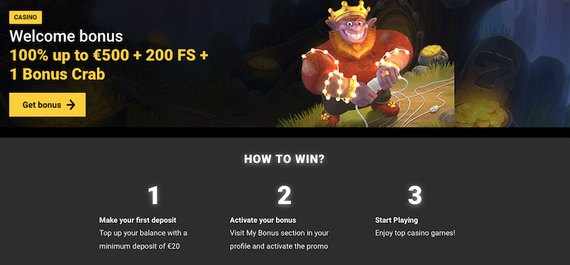 ZetCasino Vstupní bonus