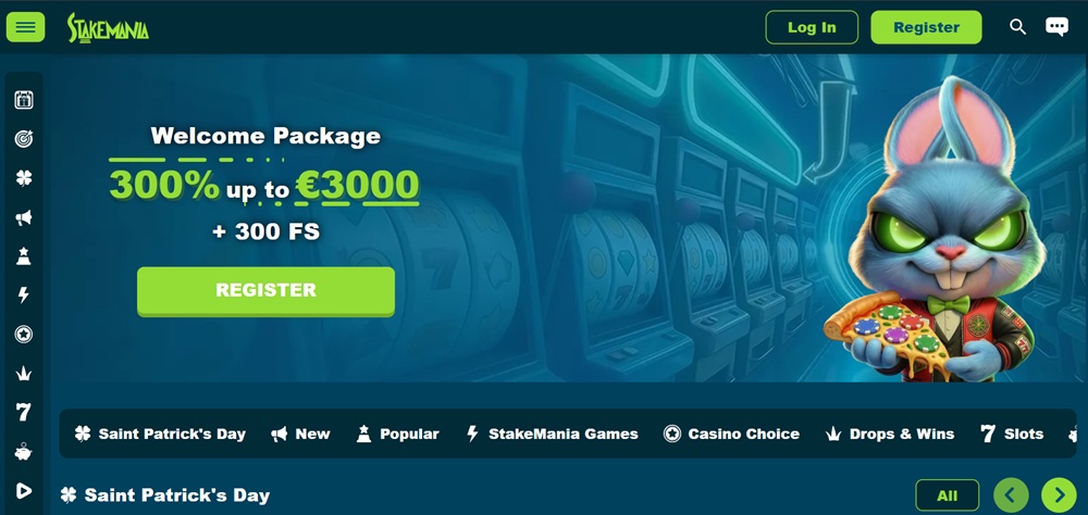 Stakemania casino uvodni