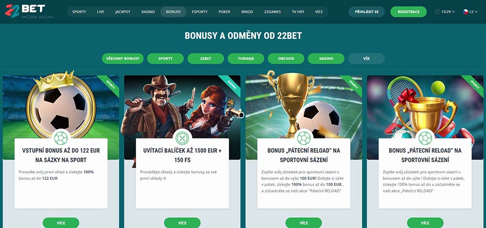 Casino bonus pro české hráče