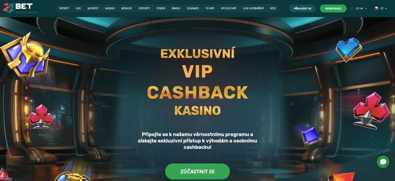 22BET VIP Cashback