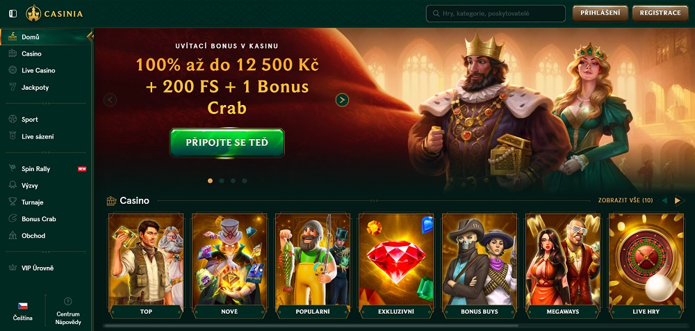 Casinia casino náhled