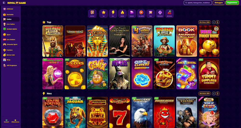 39167 Royal Game Spielautomaten