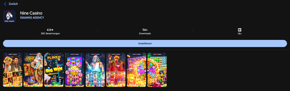 60033 Nine Casino App