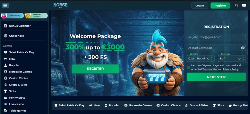 norsewin casino uvodni