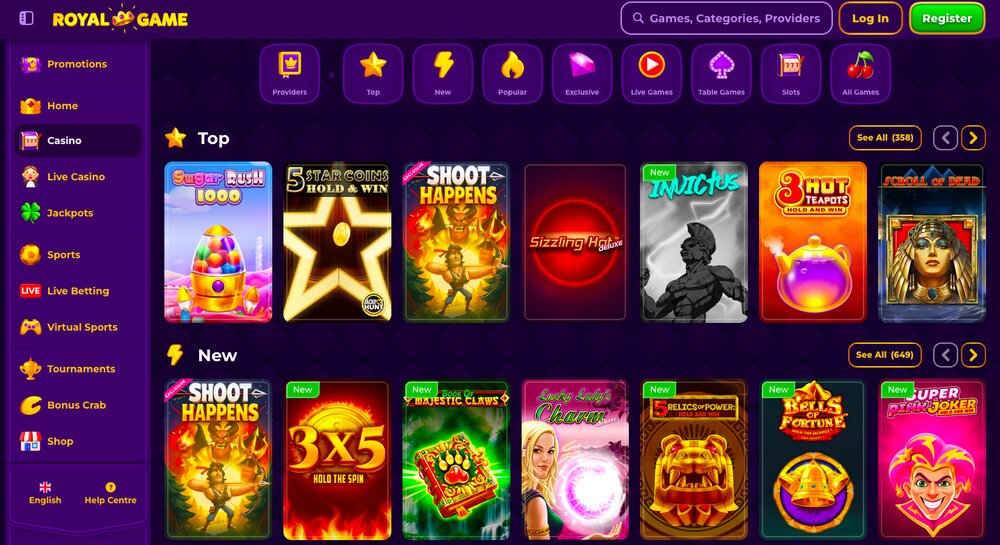 Royal Game slots