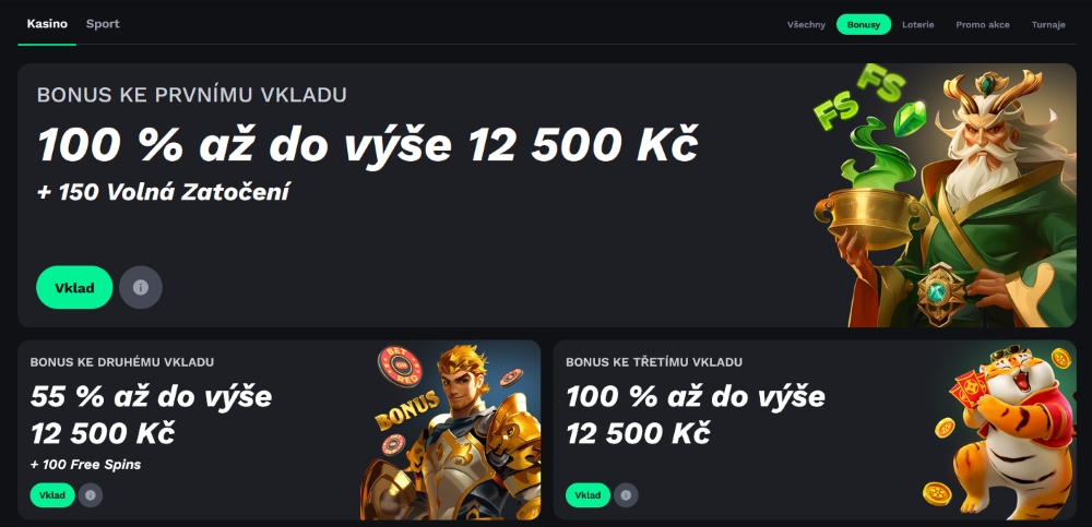 Uvítací balíček v online casinu BetOnRed je opravdu štědrý a znažně si přilepšítě při prvních třech vkladech