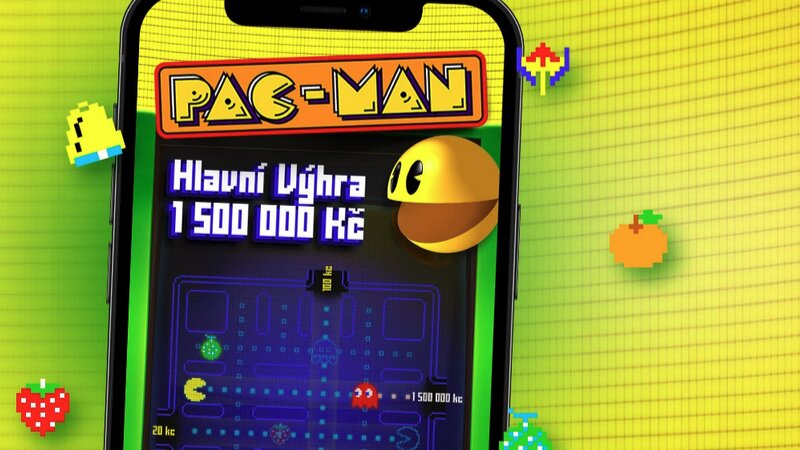 Online stírací los PAC-MAN od Sazky