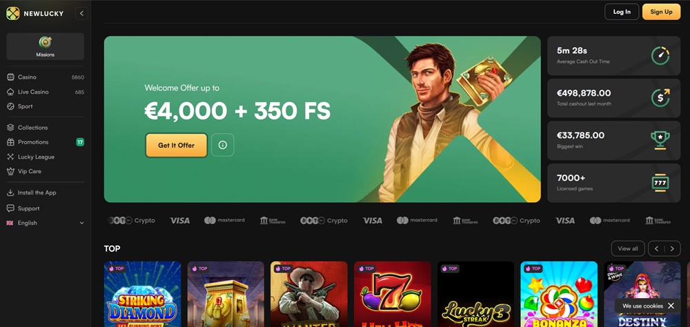 newlucky casino uvodni
