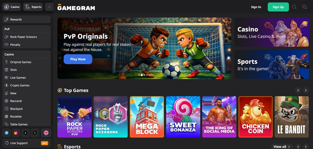 gamegram casino uvodni