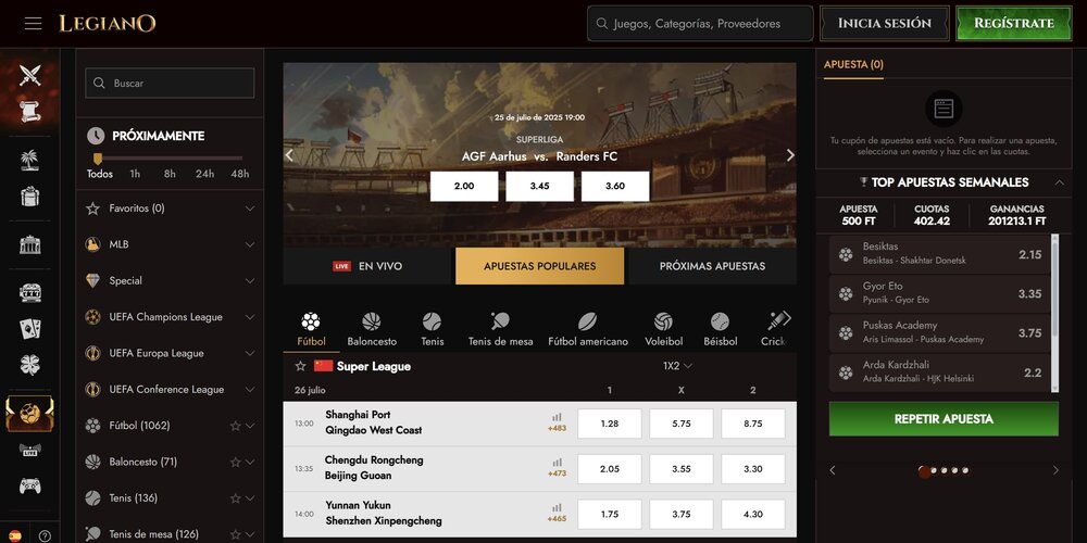 Legiano casa de apuestas