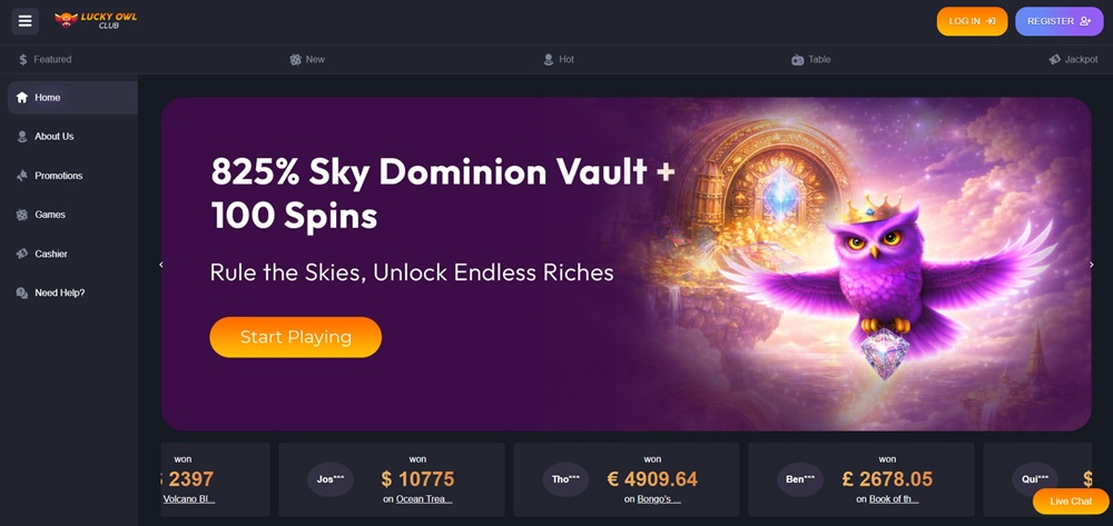 Lucky Owl Club casino