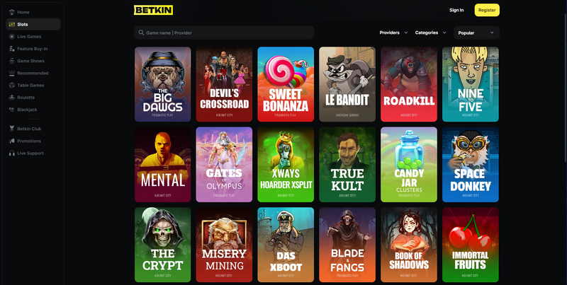 Betkin casino