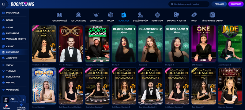 Boomerang Bet Blackjack