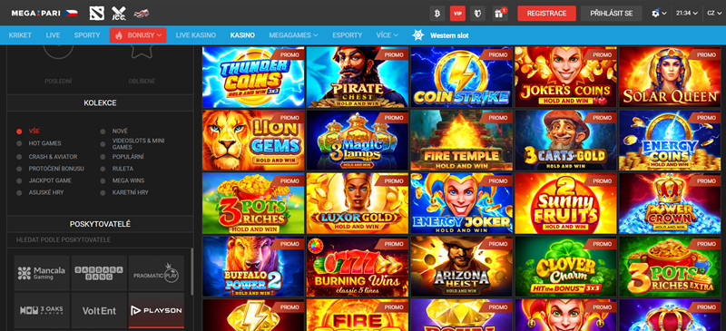 Megapari Hry od Playson