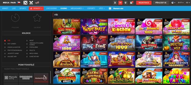 Megapari hry od Pragmatic Play