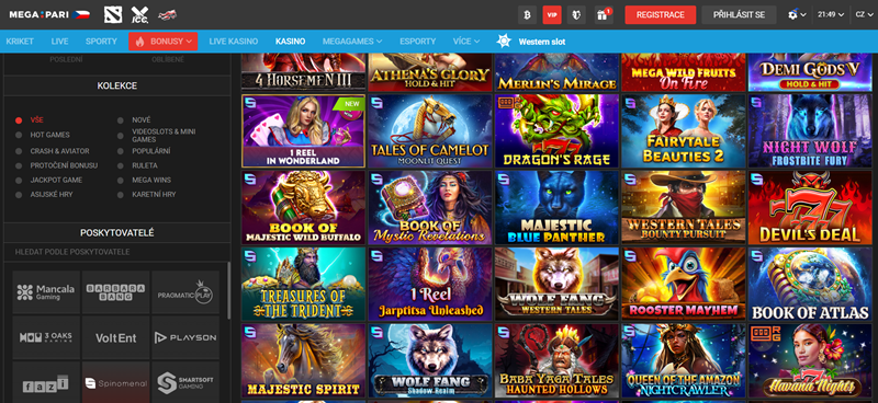 Megapari Hry od Spinomenal