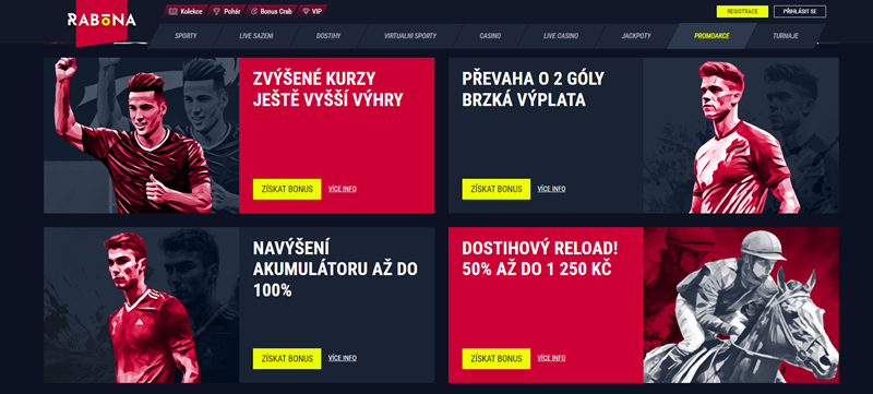 Rabona Bonusová nabídka v SK