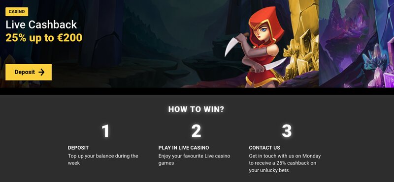 Live cashback v casinu ZetCasino